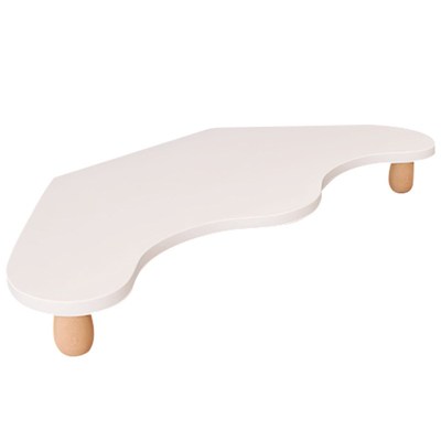 招财进宝】工位转角电脑显示器增高架 办公室桌面台式曲面屏幕