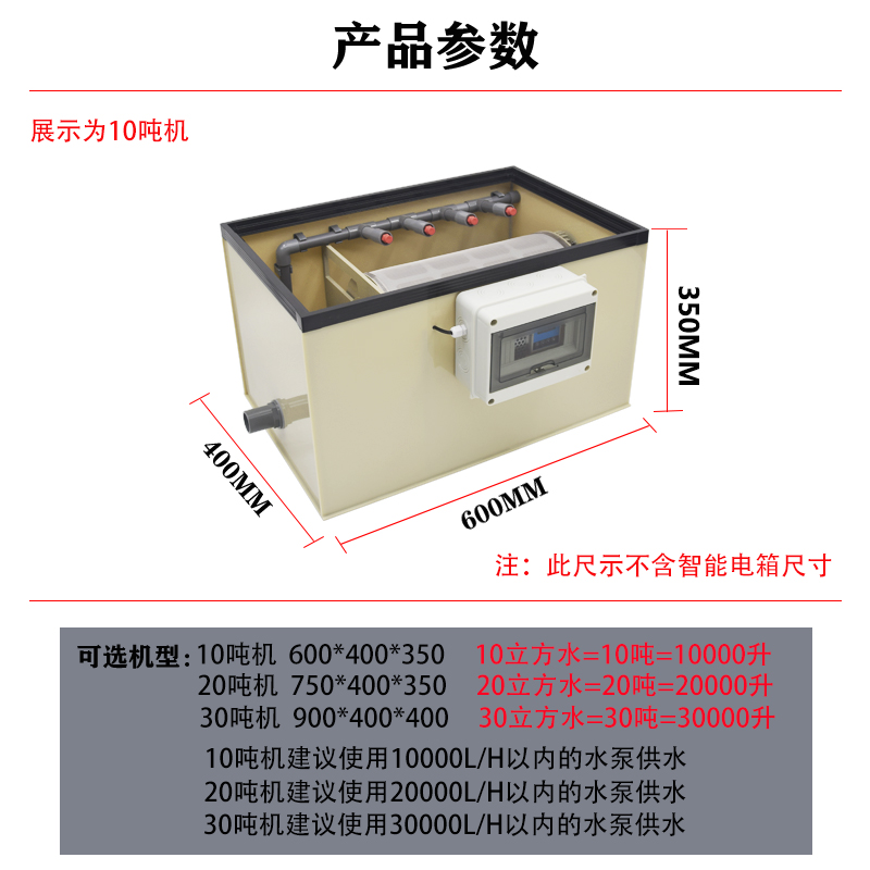 鱼池全自动转鼓微滤机鱼缸反冲洗过滤器水产养殖箱设备水循环系统