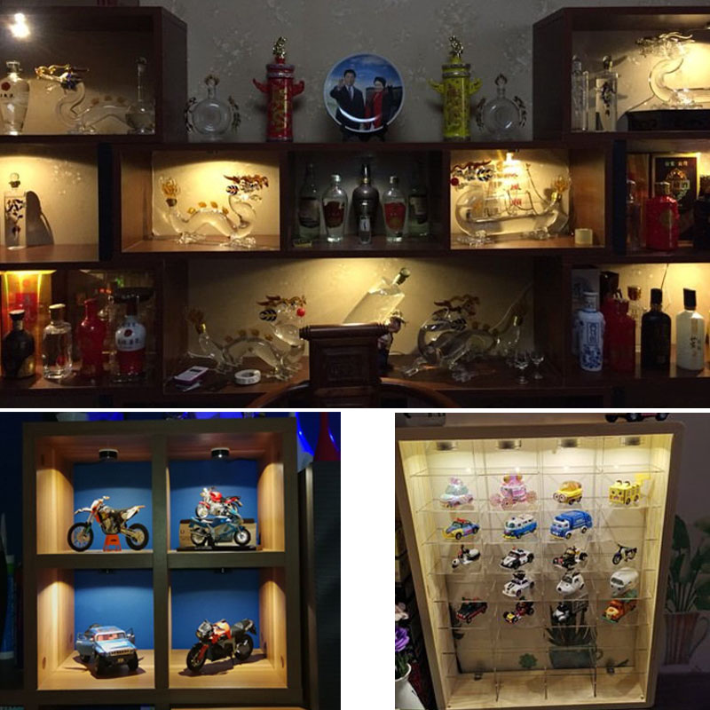 led1W超薄迷你小射灯珠宝首饰展柜灯玻璃展示装饰射灯免安装并联