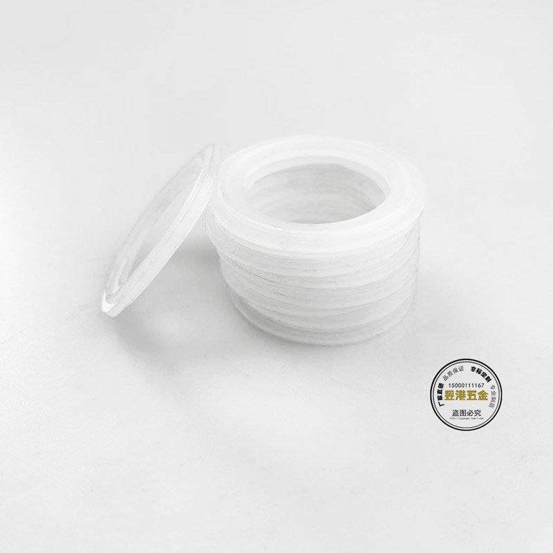 锈钢快装垫片卫生级卡箍垫片卡盘硅胶密封圈硅胶垫端口接头垫圈