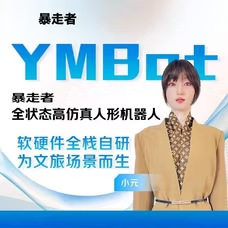 云幕智造文旅人形机器人导览讲解语音交互网红智能机器人庆典广告