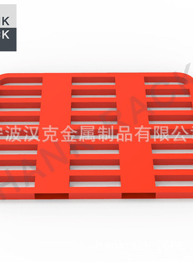 圆角托盘仓储堆垛喷塑圆角重型金属托盘