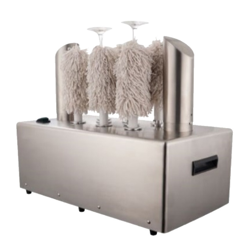 厂家直供商用擦杯机酒店宴会红酒玻璃杯电动烘干抛光机器