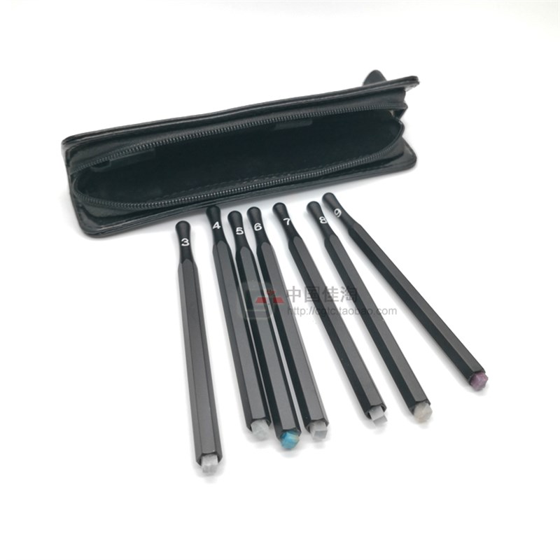 莫氏硬度笔摩氏硬度计测试珠宝玉石瓷砖地板玻璃等相对硬度单支装