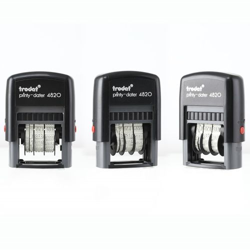 2   回墨印章日期印章自带印台翻转印章