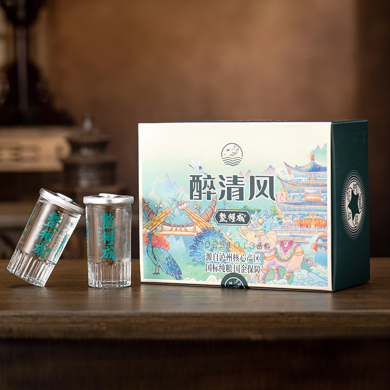 【交个朋友先加购 1日早10付定】泸州醉清风整得成口杯酒清香型,酒类,白酒/调香白酒,淘宝优惠券,粉丝福利购,淘宝优惠卷