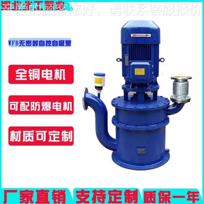 125FB自控自吸泵 WFB种防爆耐腐蚀自不吸泵碳钢锈125WFB钢多材W质