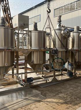 食用油精炼成套 设备湖南山UXY茶精炼加工设备 20油00斤油料提炼