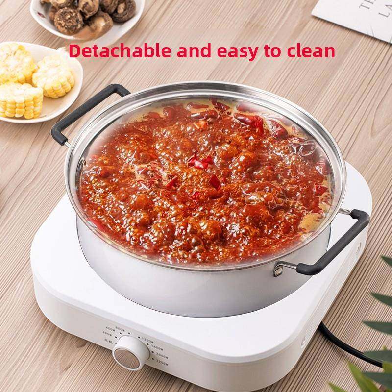 星御5L电火锅家分体大容量锅电用锅电煮锅炒烤涮89149涮一体机