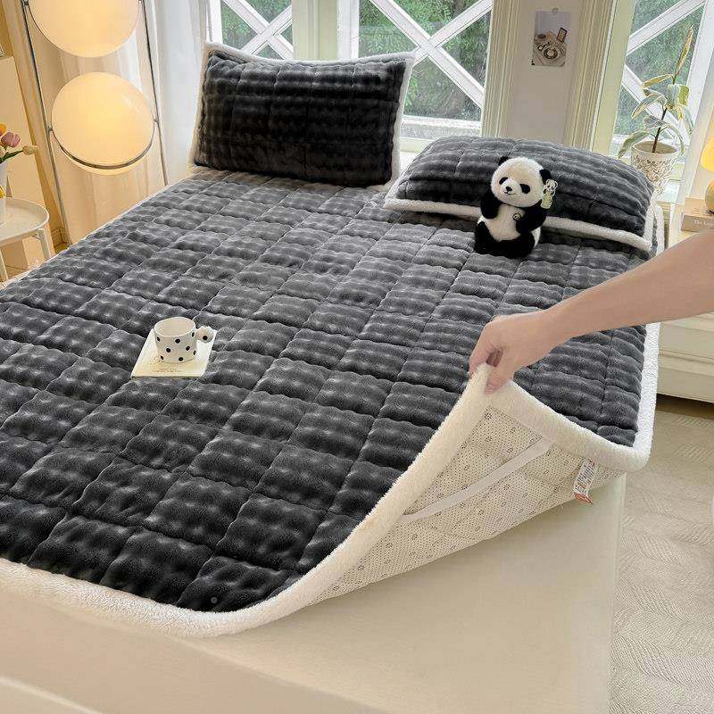 毛兔绒床单床用垫家WYN20251室软卧垫褥子宿舍学生单人毛毯被褥铺,床上用品,床单,淘宝优惠券,粉丝福利购,淘宝优惠卷