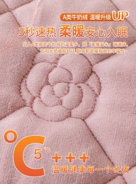 奶绒床垫被牛褥铺dkp64977底褥子加厚绒软垫加租专用床褥房垫冬季