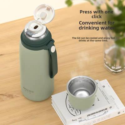 哈尔男女学生保温316L不钢户外斯杯大容量商务新型锈炖茶杯无品牌