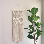 幸福 斯堪 壁纳维亚在手工棉线编织挂毯EVE客厅挂卧室件仪表盒