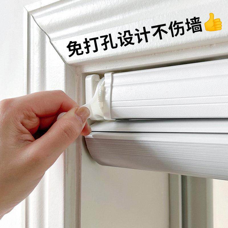 U窥铝合金百叶窗帘免打孔型室化妆防水遮光浴室厕所防窗户MG-BY26