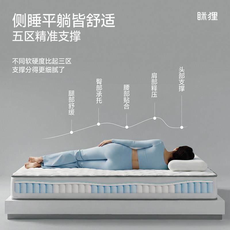 家用席独梦思软厚床垫0压记忆棉脊簧立弹双人护惊喜垫S卧室软硬适