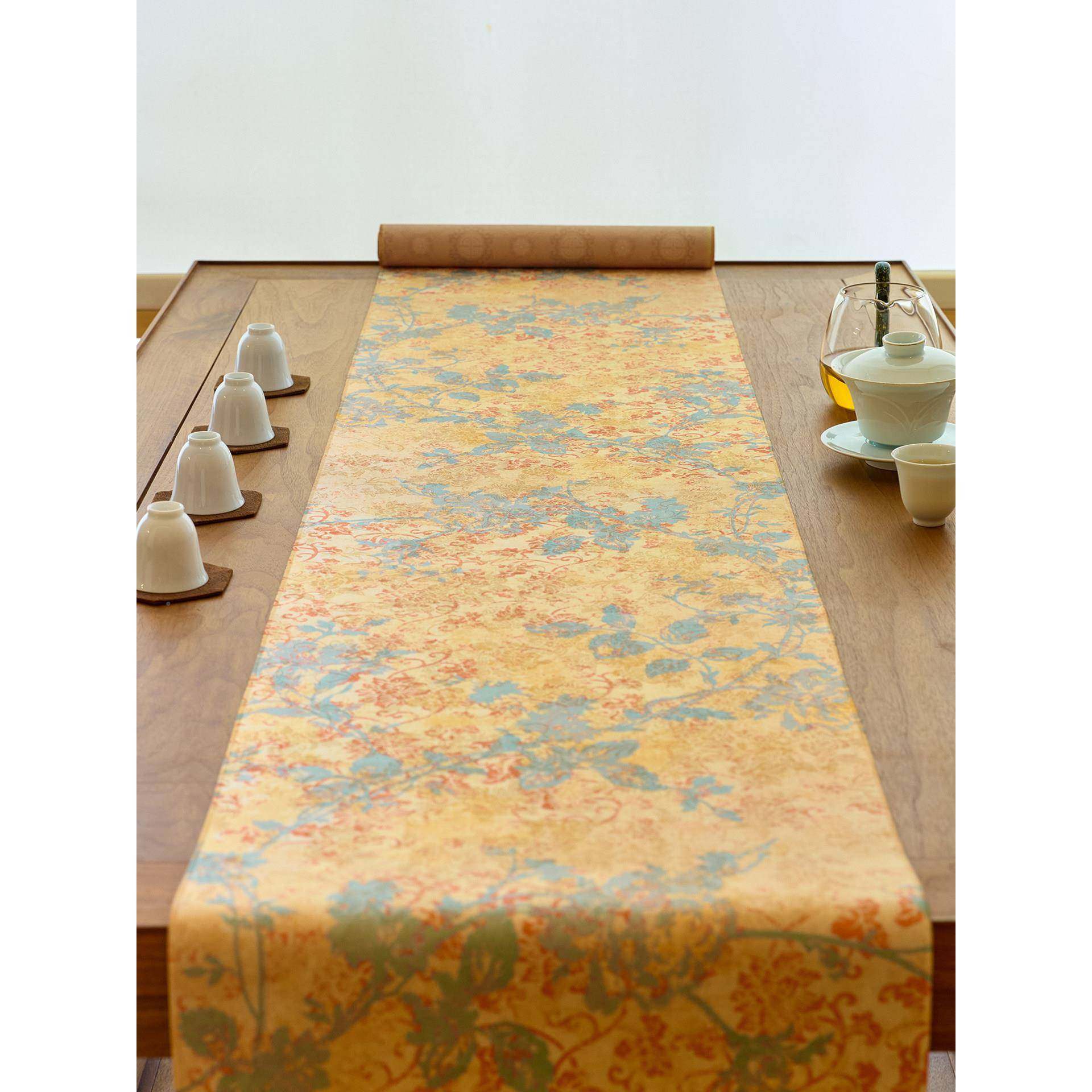 爱奇葩 原创无席艳桌中式茶长条防水旗WHJ茶旗双高端茶桌垫布桌旗,居家布艺,桌旗,淘宝优惠券,粉丝福利购,淘宝优惠卷