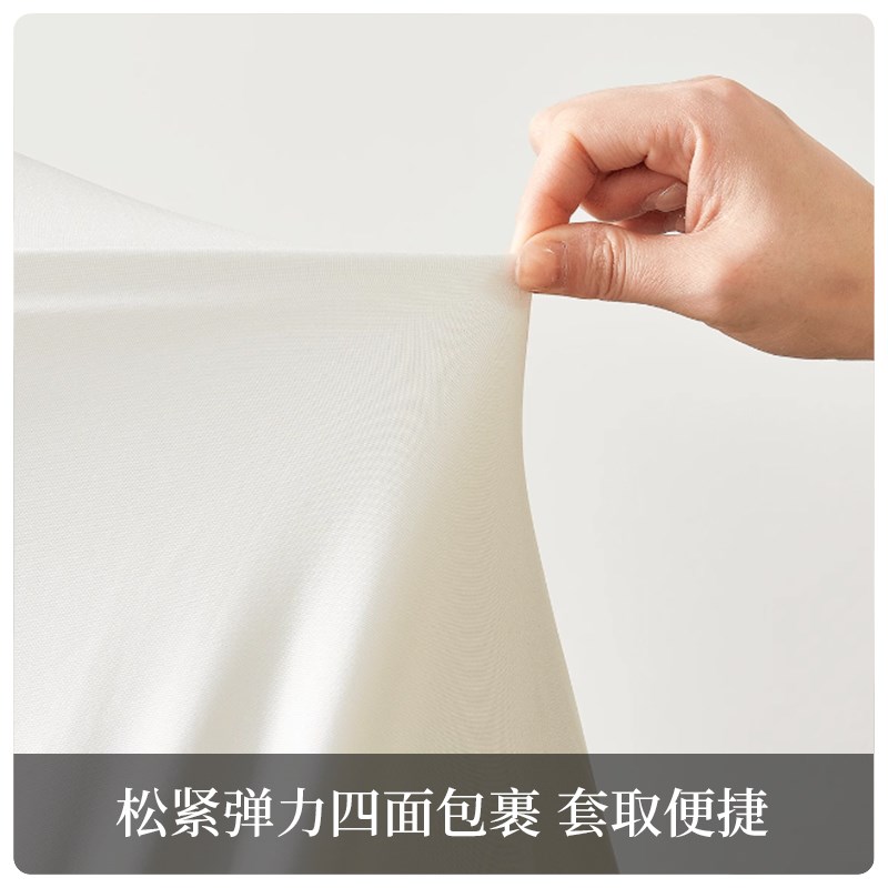 卡通韩系奶油风小熊家用卧室床头罩出租房床头软包靠背套罩可拆洗