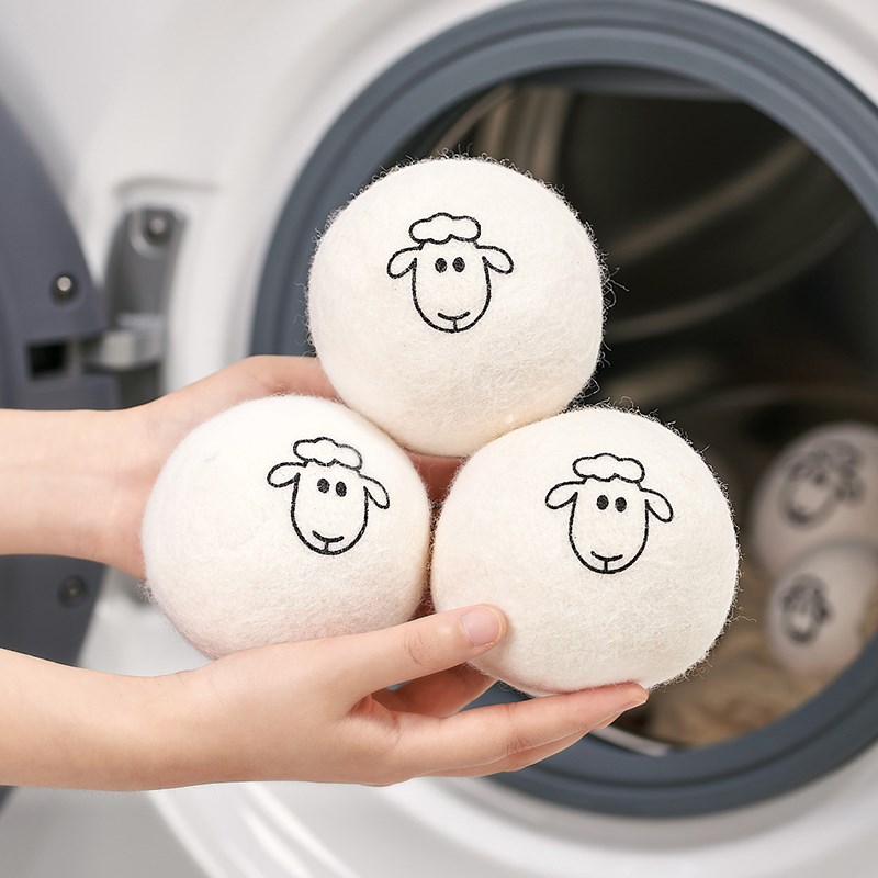 羊毛球烘干球烘干机专用防缠绕洗衣球防皱防静电速干神器干燥球