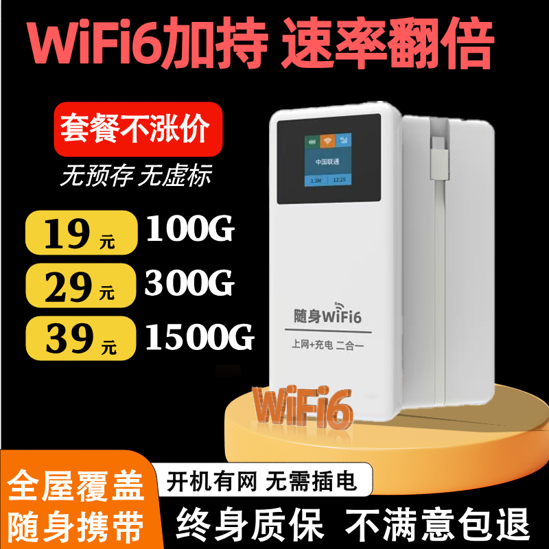2025新款随身WiFi6高速无线