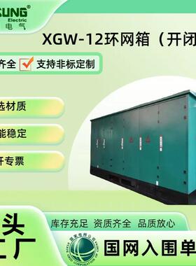 10kV户外高压环网柜XGW-12户外开闭所充气柜带开关电缆分支箱