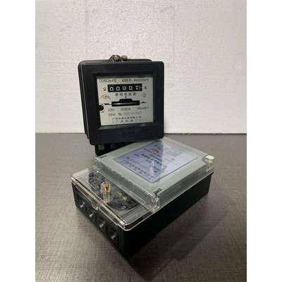 广州仪表厂凤凰仪表电子机械电能计量电表单相220v20安精准度测量