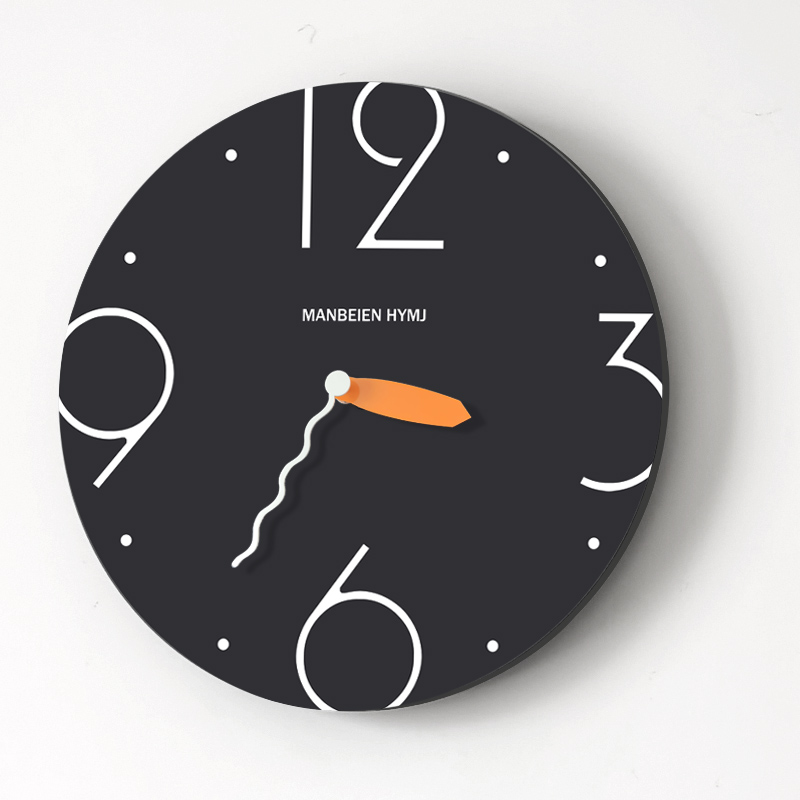 钟表挂钟客厅简约现代大气时尚创意时钟挂表超静音家用挂墙免打孔