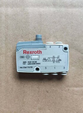 R422100556 力士乐 LS04-5/2SR-024DC 电磁阀  八成新 A19*