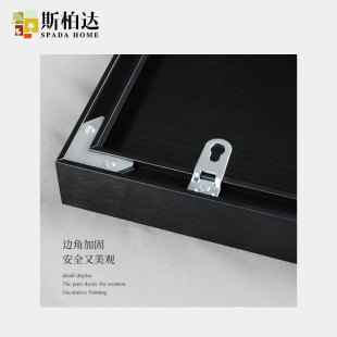 卧室床头装饰画装饰画饭厅建筑有框画挂画单幅布达佩斯大饭店