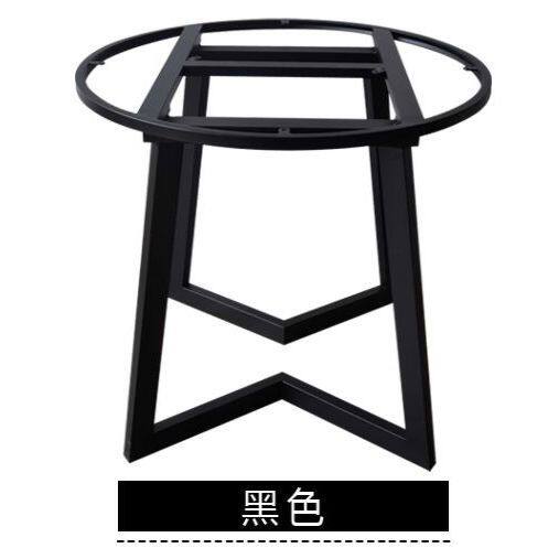 铁艺茶几架餐桌桌腿支架圆形沙发岩板小边几桌脚底座