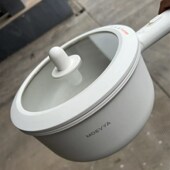 电煮锅宿舍学生小电锅一体小型家用电热锅煮面小白锅