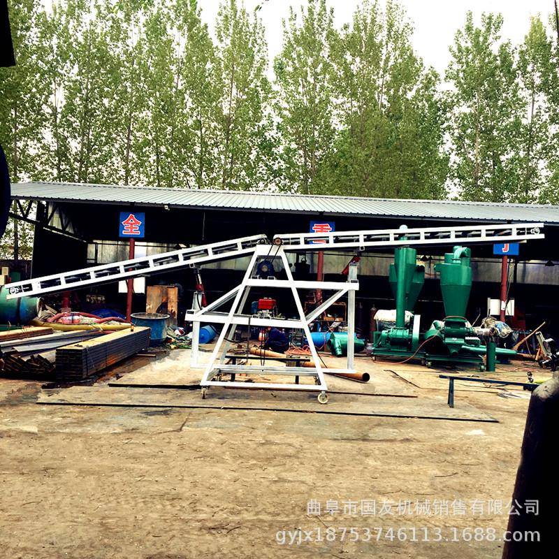 瓜果蔬菜装车传送带纸箱苹果装车异形输送机水泥装卸车皮带机定做