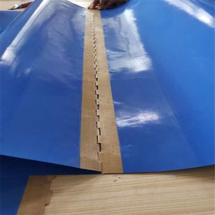 蓝色抗粘黏输送带印度飞饼用 不渗油耐高温特氟龙耐热传送带