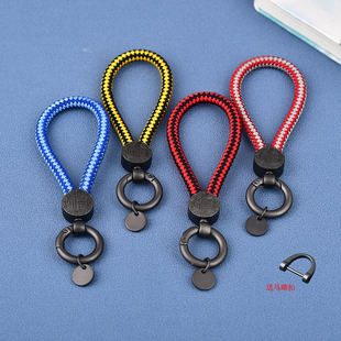 青丝钥匙扣创意礼物可放头发纯手工编织龙鳞锦鲤花纹汽车钥匙扣