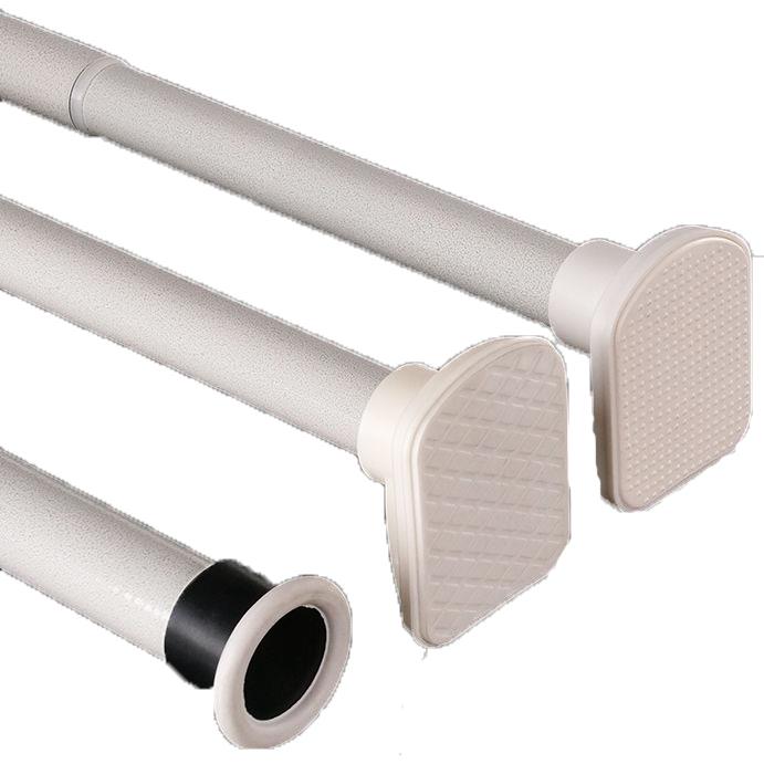 窗帘杆免打孔卧室浴帘杆晾衣杆多规格伸缩杆罗马杆挂衣杆