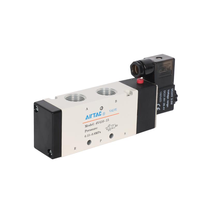 亚德客AirTac电磁阀4V210一08二位五通电磁电阀控制阀4V1104V310