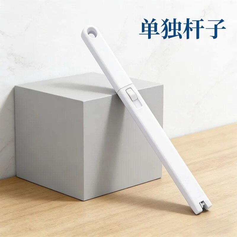 一次性马桶刷长柄杆子挂钩款家用手持不脏手图片