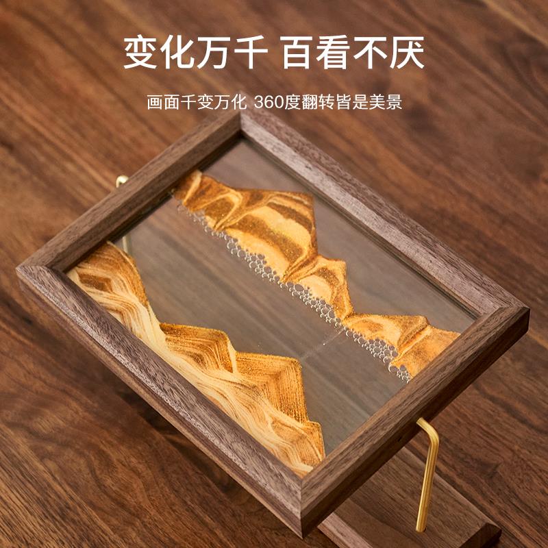 简约现代高档沙漏流沙画摆件玄关酒柜电视柜家居装饰品送乔迁礼物图片