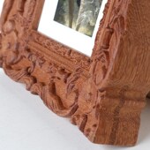 框架 柚木雕油画框 立体浮雕欧式 私人定制雕框量产大师级