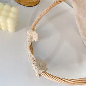 满月礼品篮闺蜜月子鸡蛋篮插鲜藤编海草编织野餐水果篮