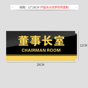 办公室科室面侧挂标识牌横向门牌侧插更换公司部门标示牌医院酒店