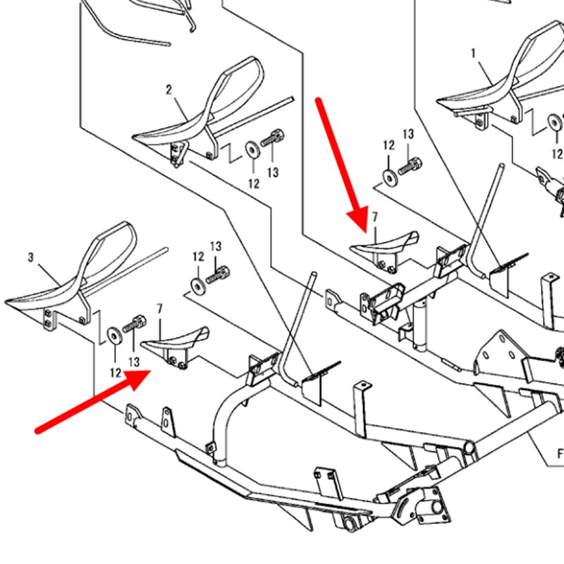洋马收割机 G CE2   小分禾器 质量