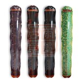 洒蕉叶式 古琴老杉木演奏级生漆纯手工初学者七弦送古琴桌凳