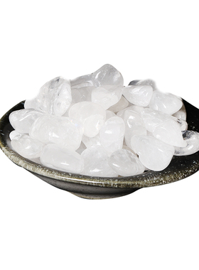 七彩宝石粉黄紫白色天然水晶碎石大小红蓝黑新房装修洒净鱼缸底石