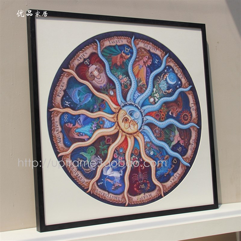 木质拼图框卡纸裱框00 0 1000片海报框相框画框定制