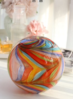 意器 琉璃星球现代家居客厅样板间装饰品电视柜橱窗