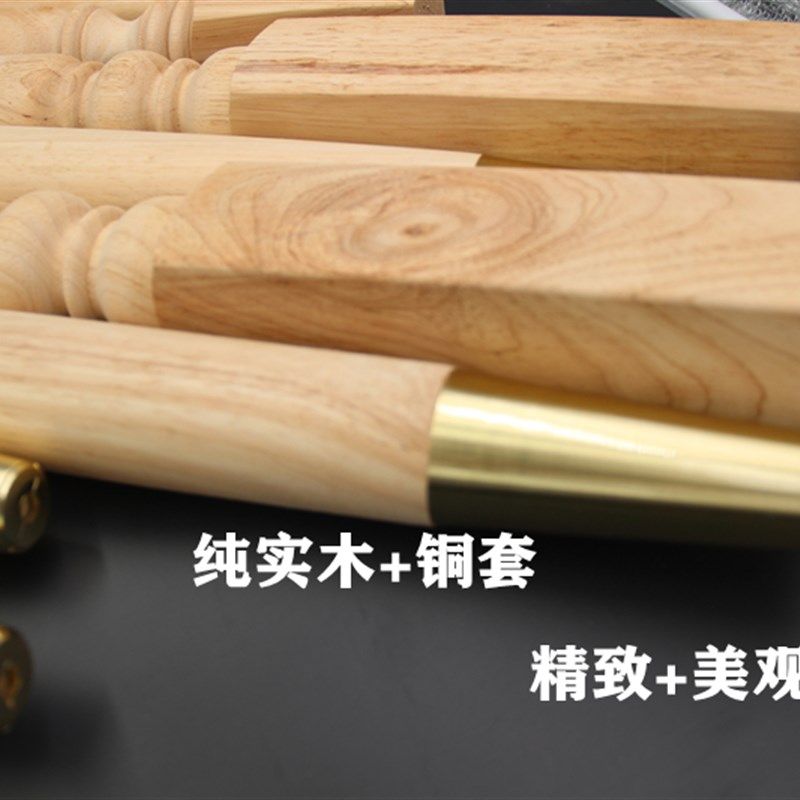 定制实木桌腿餐桌腿书桌腿茶几腿装饰柱梳妆台腿 吧台书桌腿欧式