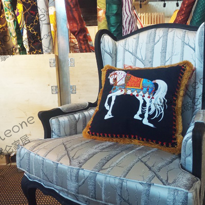 拿破仑家居巴洛克风格欧式靠包抱枕定制靠垫靠枕时尚奢华爱马士