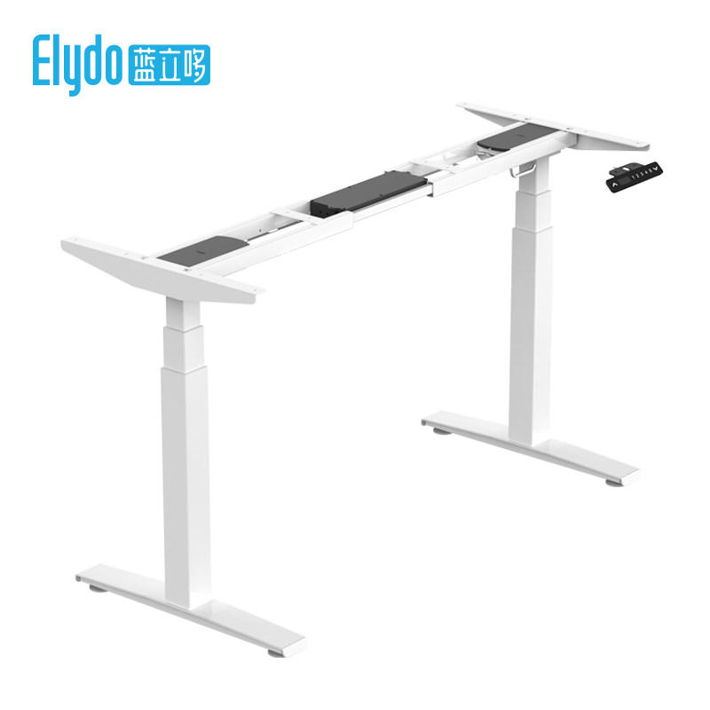 蓝立哆电动升降桌桌架 DIY套装 升降桌腿 站里办公电脑桌学习桌