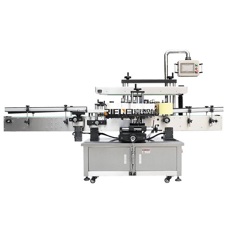 全自动双面贴标机洗衣液沐浴露瓶子双面贴标机方瓶圆瓶通用贴标