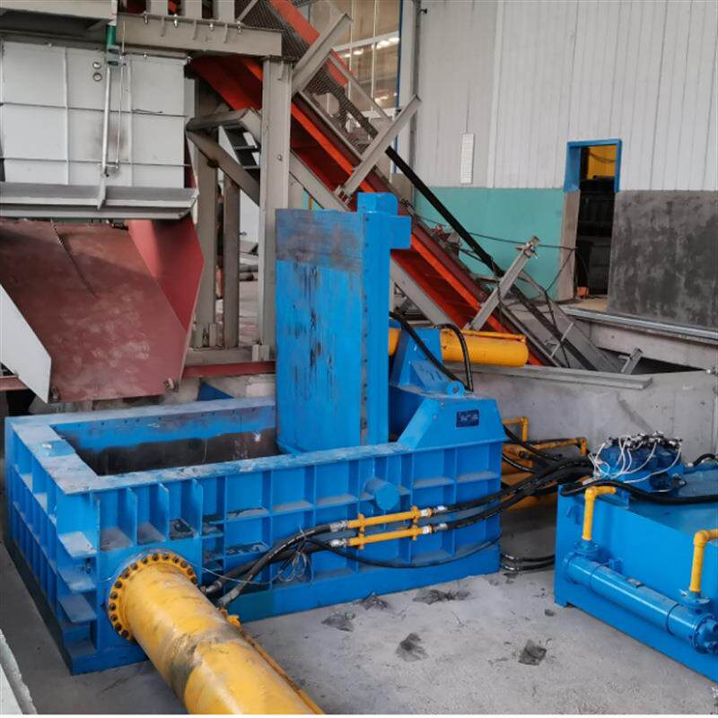 九宏生产1000吨大型金属压块机废旧钢筋压块机废铜汽车壳压块机